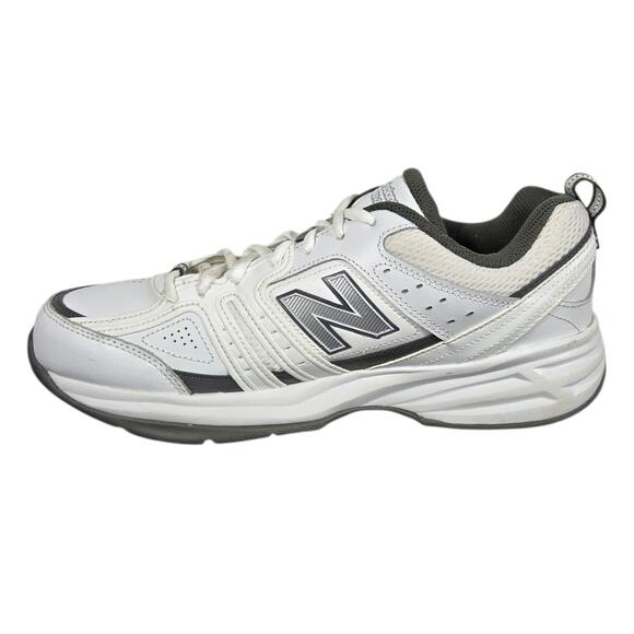 New Balance Sneakers Mens 8 401 V2 Athletic Walking Shoes‎ White Gray Leather main image 12